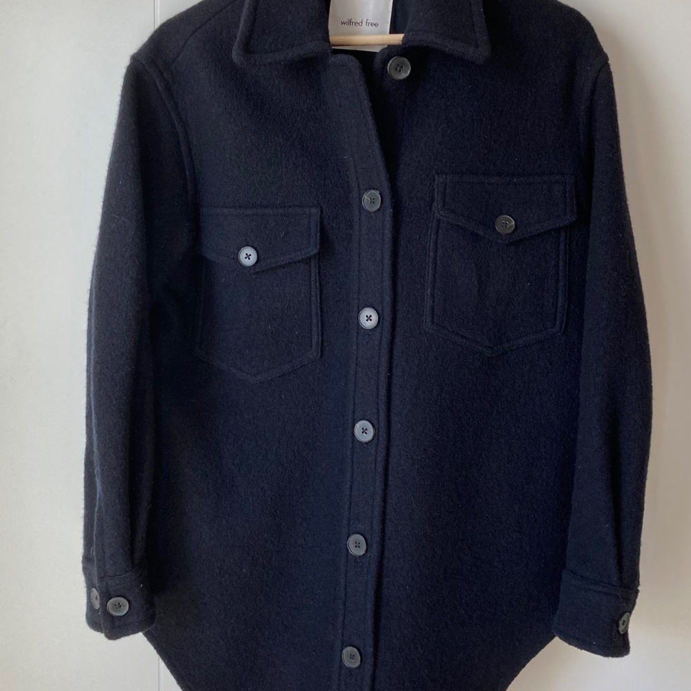 Wilfred Free Ganna Merino Wool Shirt Jacket XS